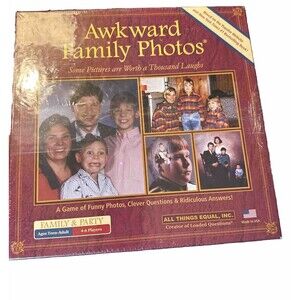 Awkward Family Photos Board Game Some Pictures are Worth 1000 Laughs Sealed! NEW